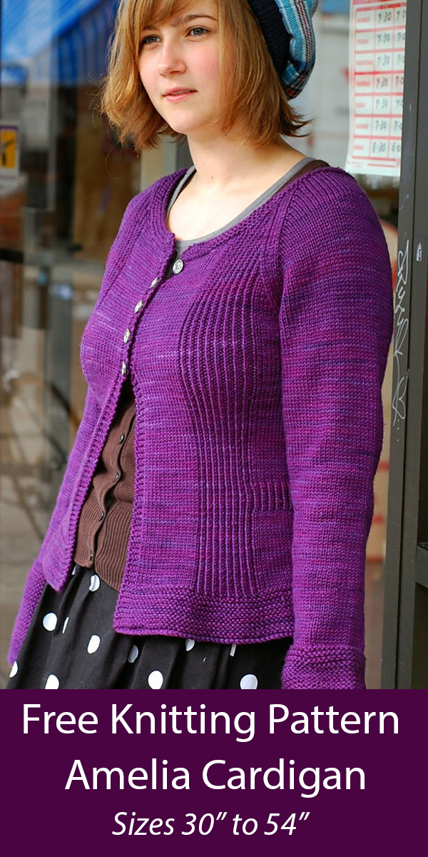 Amelia Cardigan Free Knitting Pattern