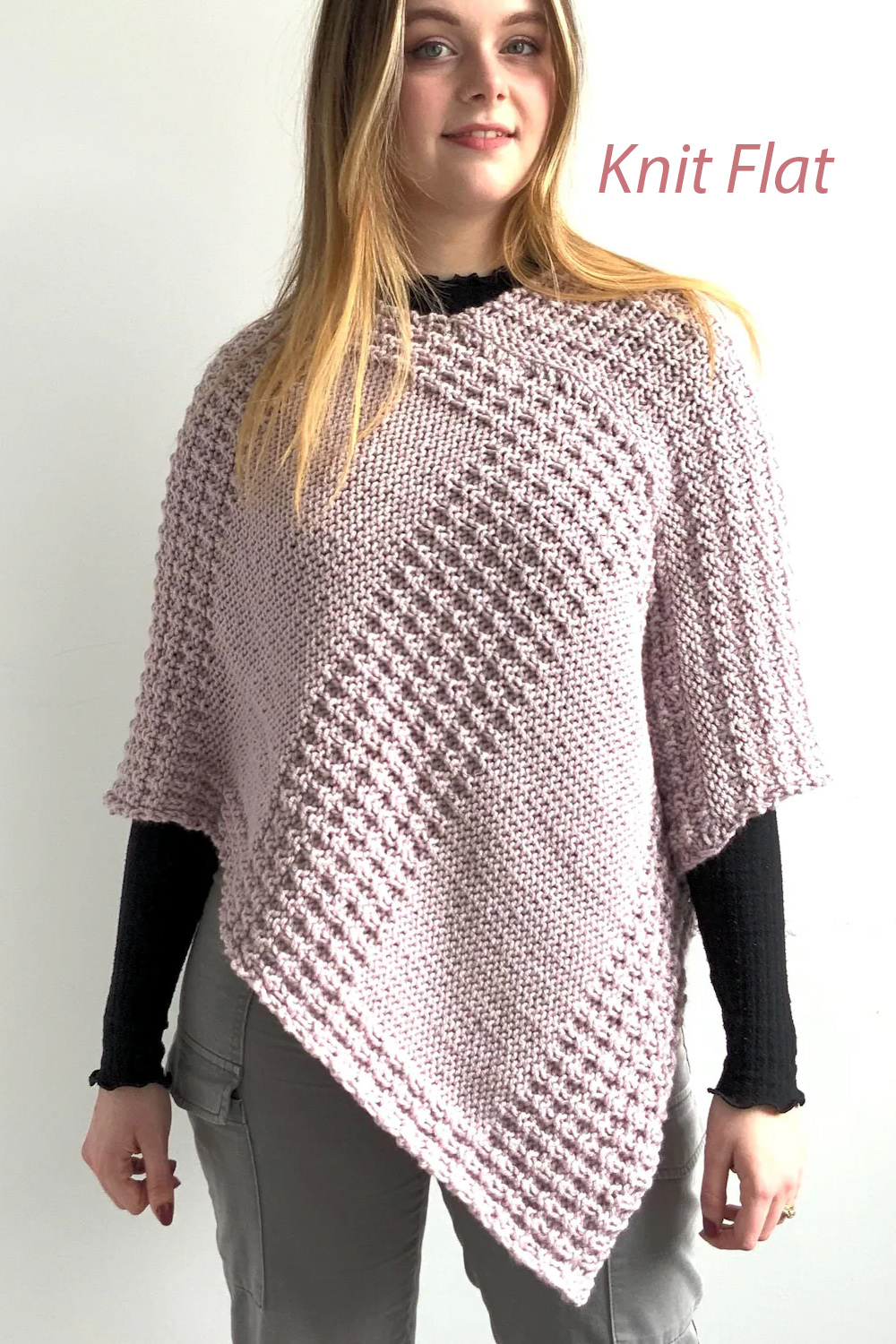 Knitting Pattern for Amelia Poncho