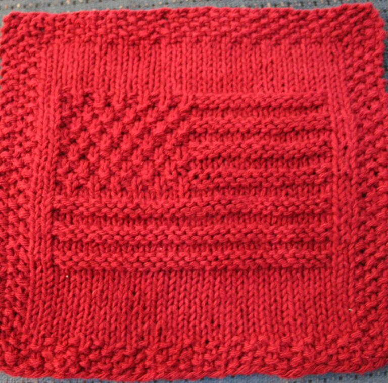 Knitting Pattern for American Flag Cloth