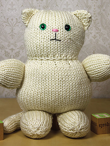 stuffed cat knitting pattern