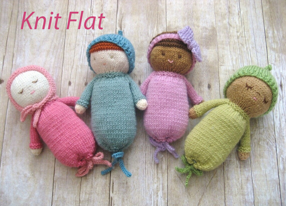 Amigurumi Knit Baby Doll  Knitting Pattern