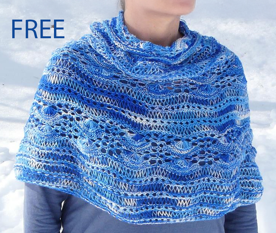 Free Amphitrite Capelet Knitting Pattern