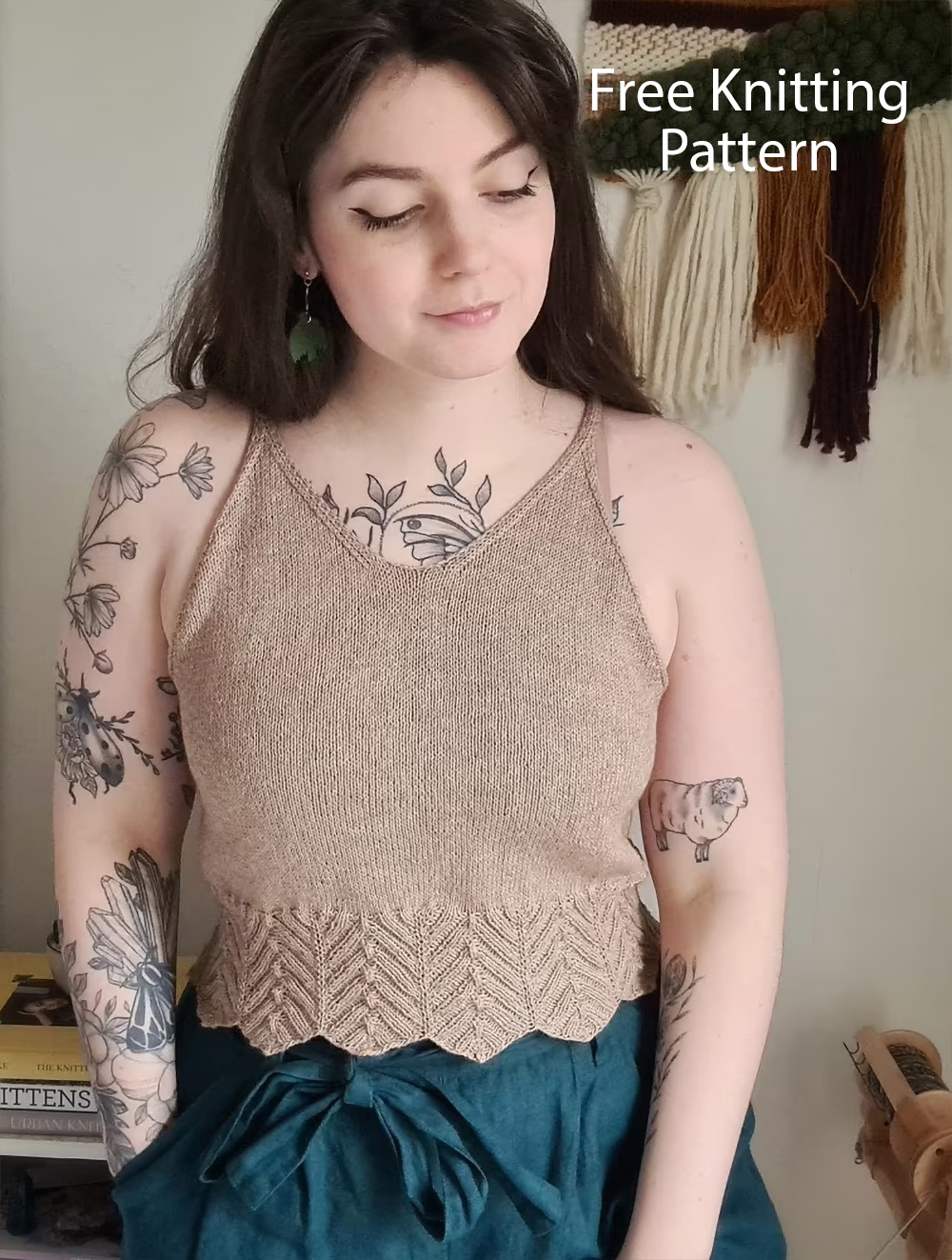 Free Knitting Pattern for Ananke Top 
