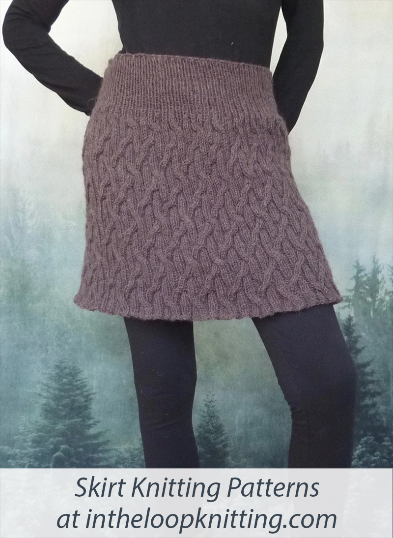 Cable Skirt Knitting Pattern