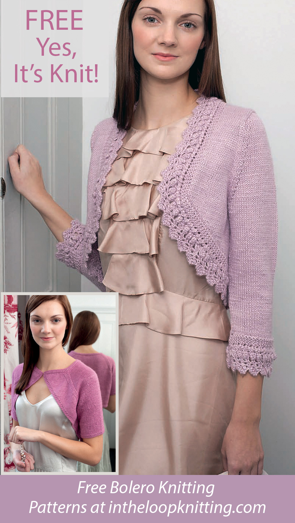 Free Andes Two Boleros Knitting Pattern