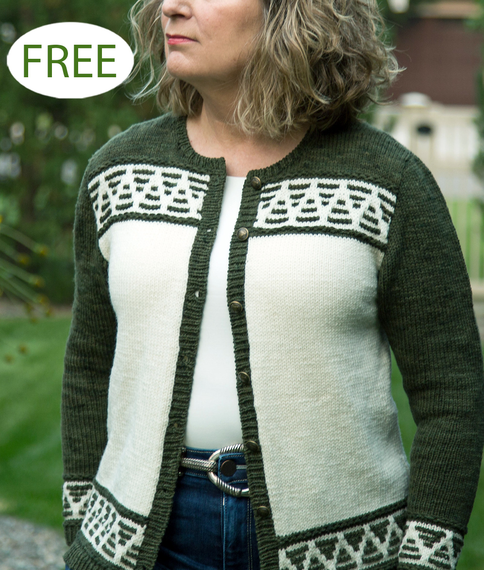 Free Woman's Andesite Cardigan Knitting Pattern