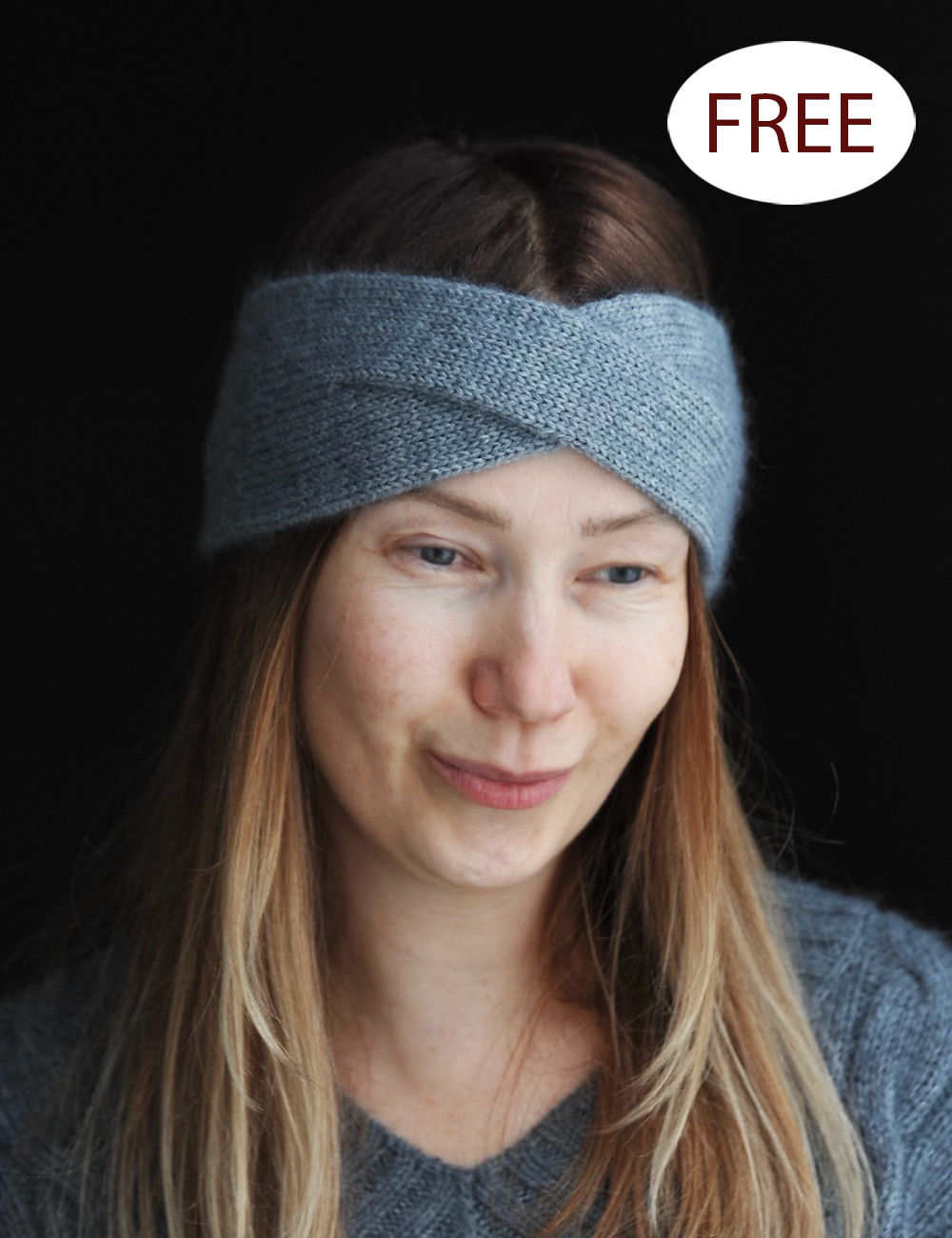 Free Anemone Headband Knitting Pattern