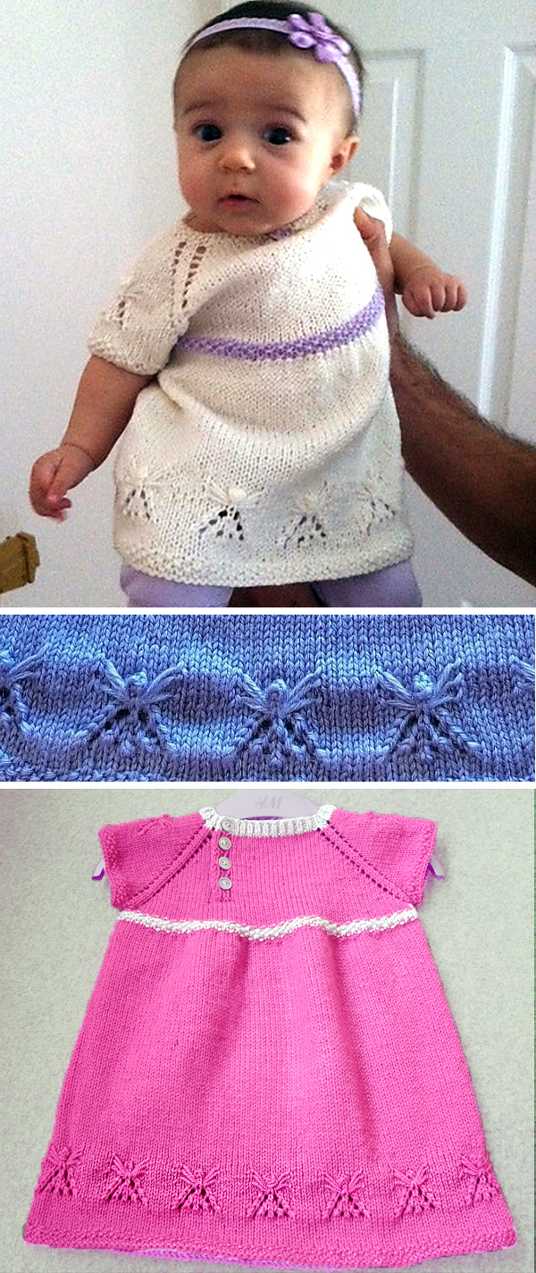 Free Knitting Pattern for Angel Dress