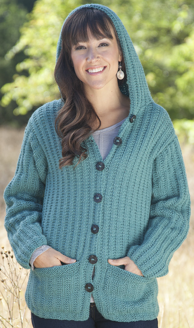 Hooded Sweater Knitting Patterns- In the Loop Knitting