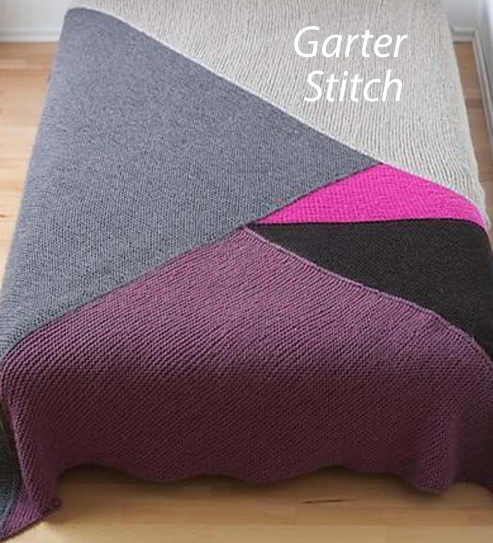 Angles Blanket Knitting Pattern