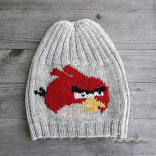 Free knitting pattern for Angry Bird Hat