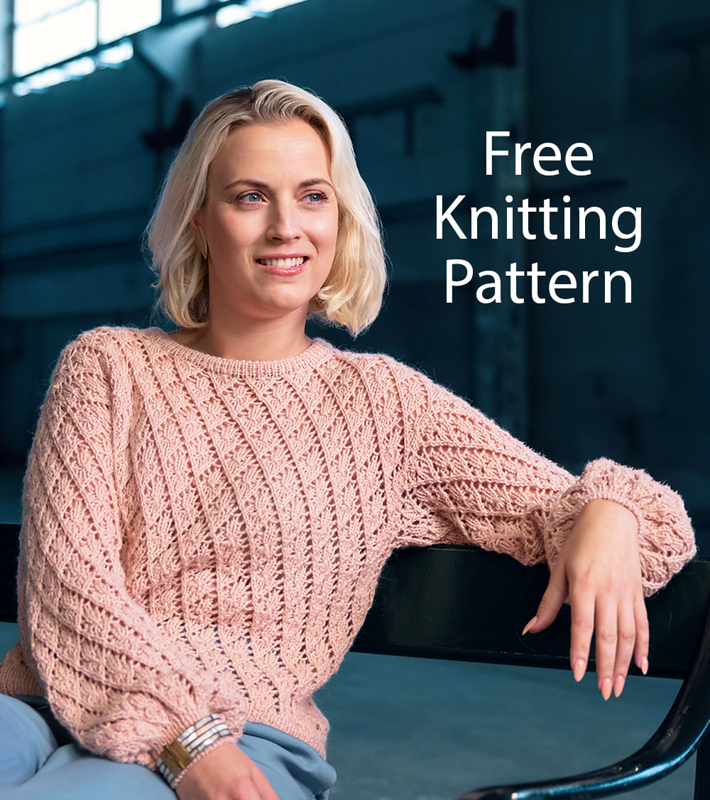 Free Diamond Sweater Knitting Pattern Aniene Sweater Ildsluger