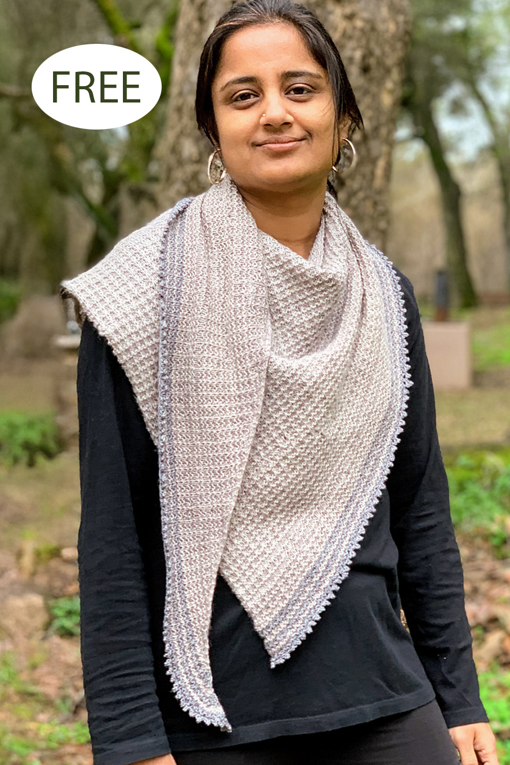 Vanilla Waffle Wrap Knitting Pattern Set