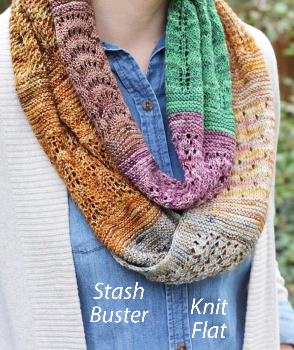 Stash Buster Knitting Pattern Weston Loop Cowl
