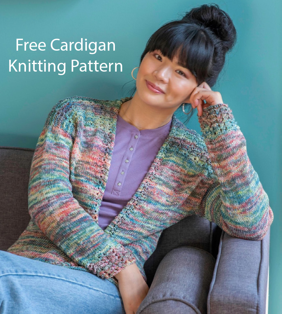 Free Annett Cardigan  Knitting Pattern
