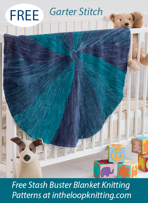 Free Stash Buster Annular Baby Blanket Knitting Pattern