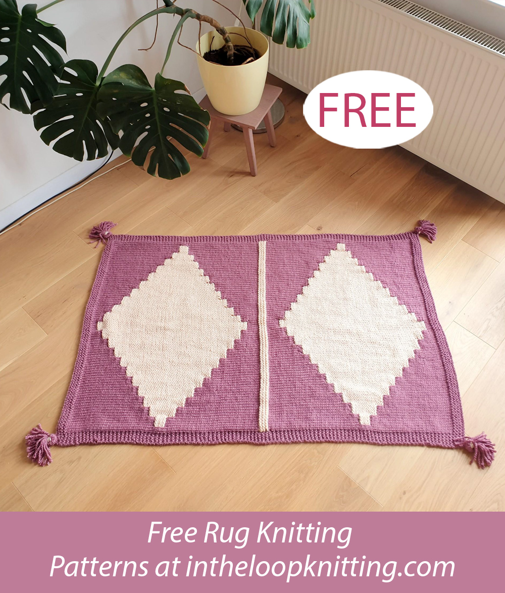 Free Knitting Pattern Anoki Rug