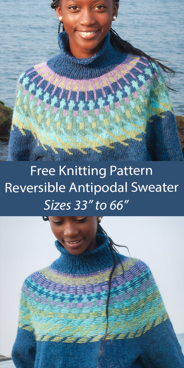 Free Sweater Knitting Pattern Antipodal Pullover