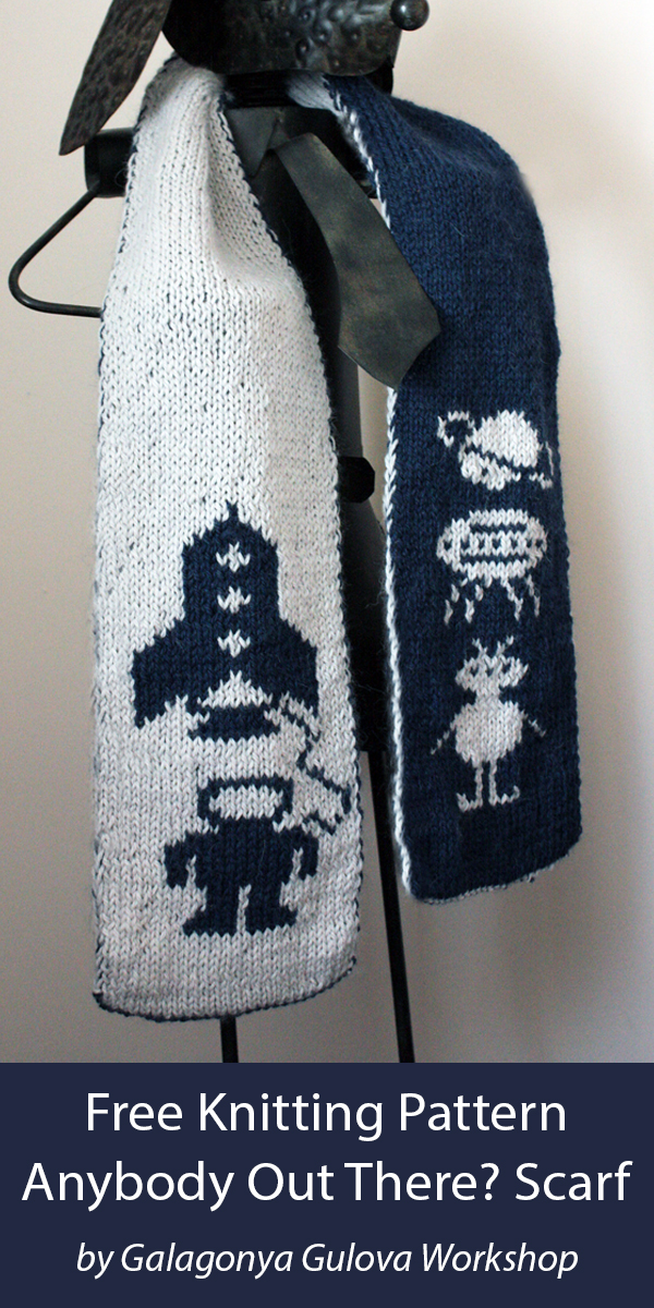 Free Space Scarf Knitting Pattern Anybody Out There?