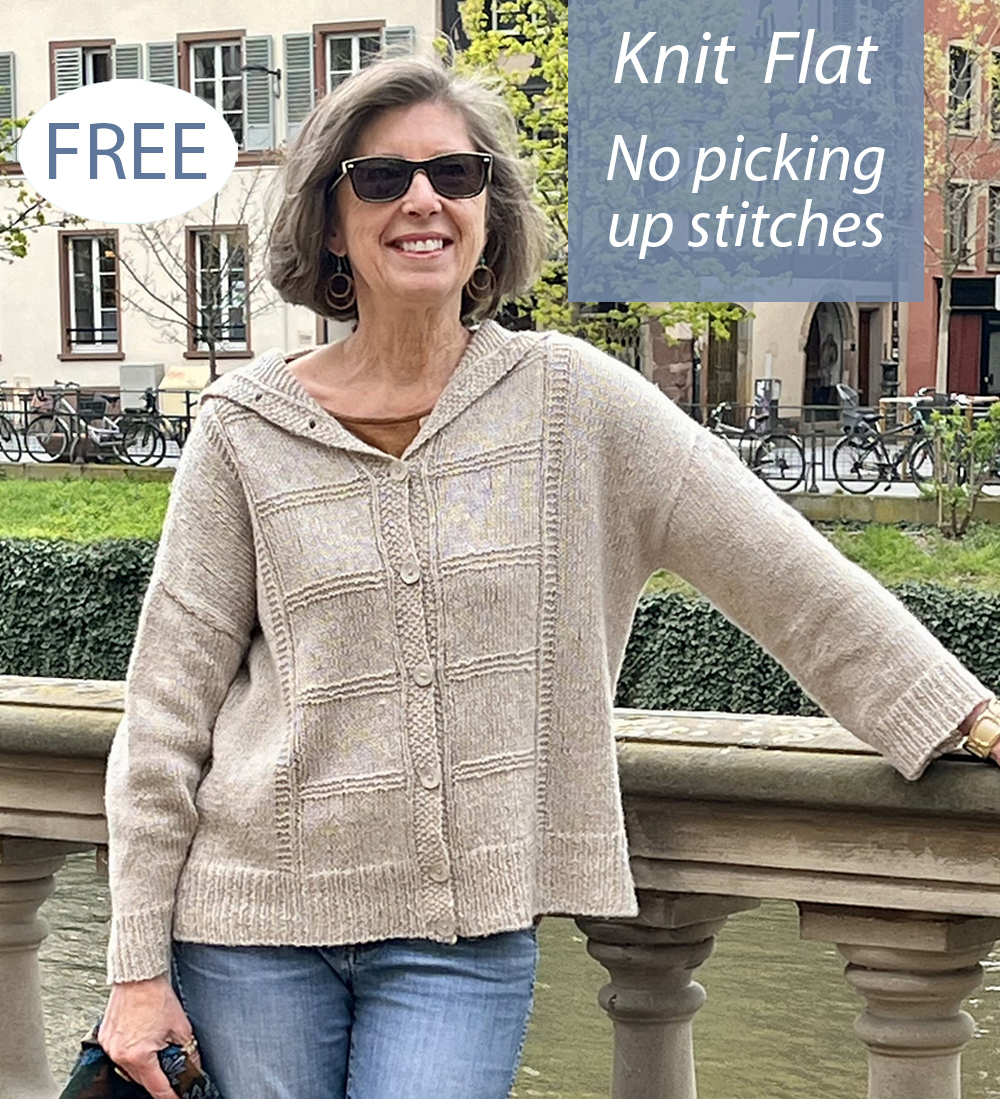Free April Cardigan Knitting Pattern