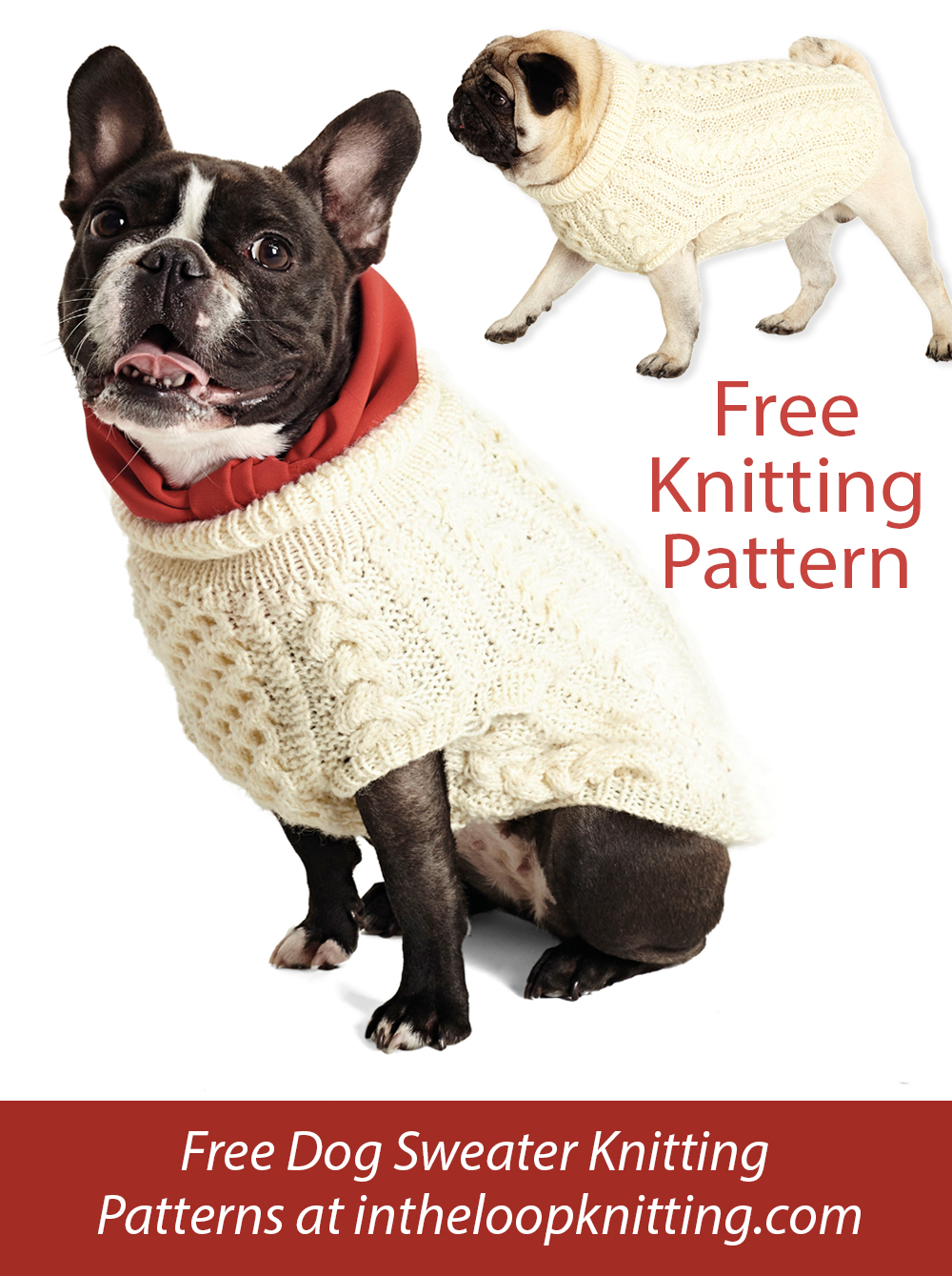 Free Aran Doggy Sweater Knitting Pattern