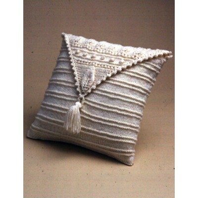 Aran Leaf Pillow Free Knitting Pattern and more pillow cushion knitting patterns