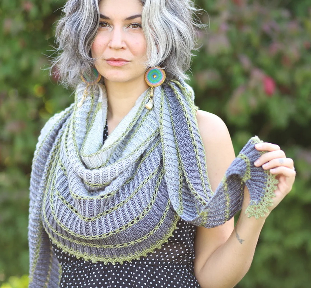 Knitting Pattern Architecture Shawl