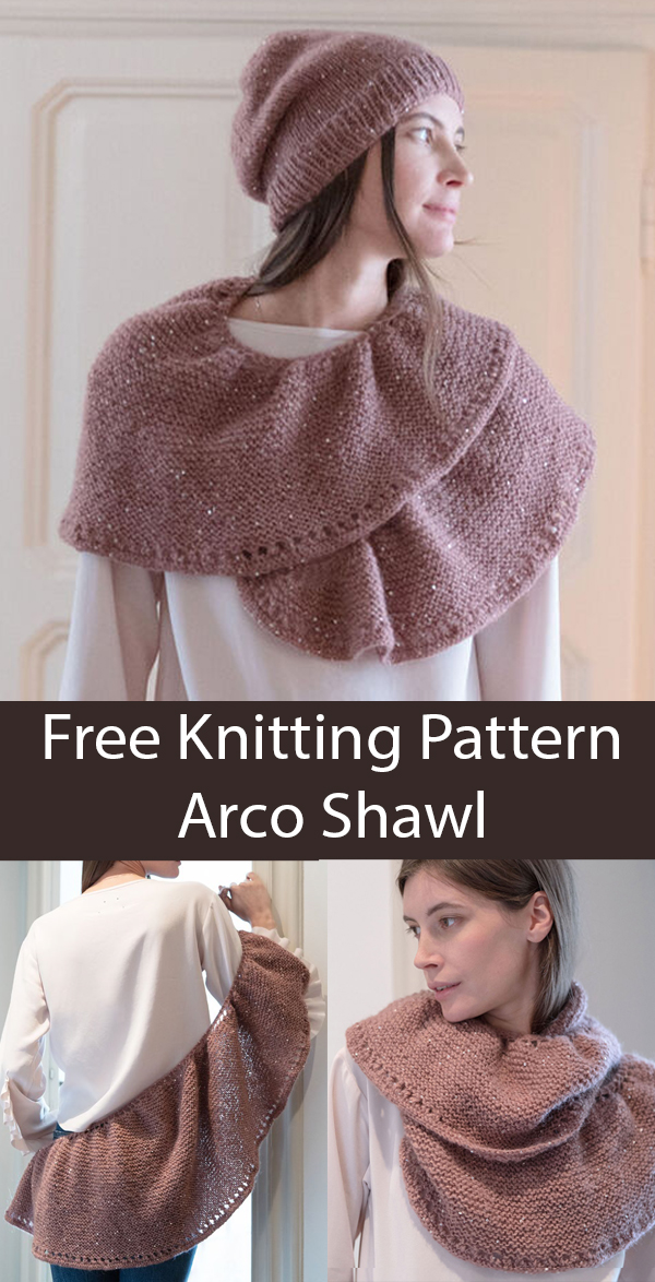 Arco Shawl Free Knitting Pattern