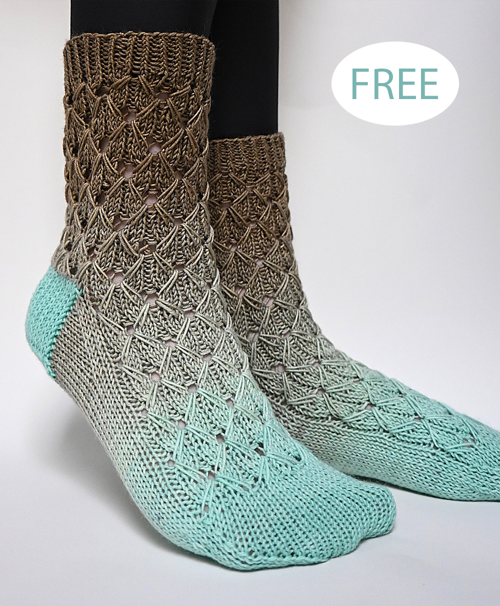 Free Knitting Pattern Array Socks