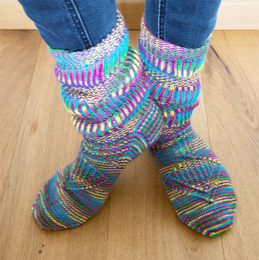 Free Knitting Pattern Arrowhead Socks
