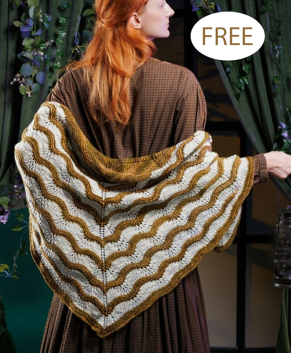 Free Ashbridges Bay Shawl Knitting Pattern