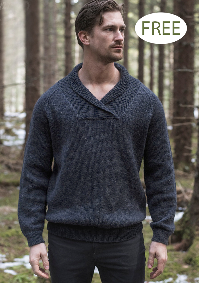 Free Men's Ask Pullover Sweater Knitting Pattern 