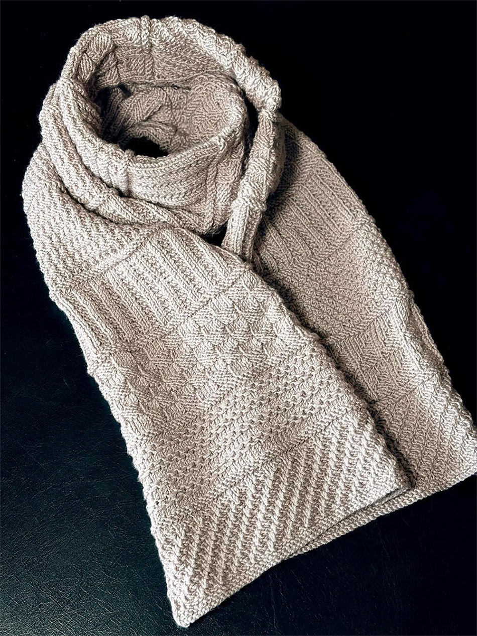 Knitting Pattern Assorti Scarf Sampler Scarf