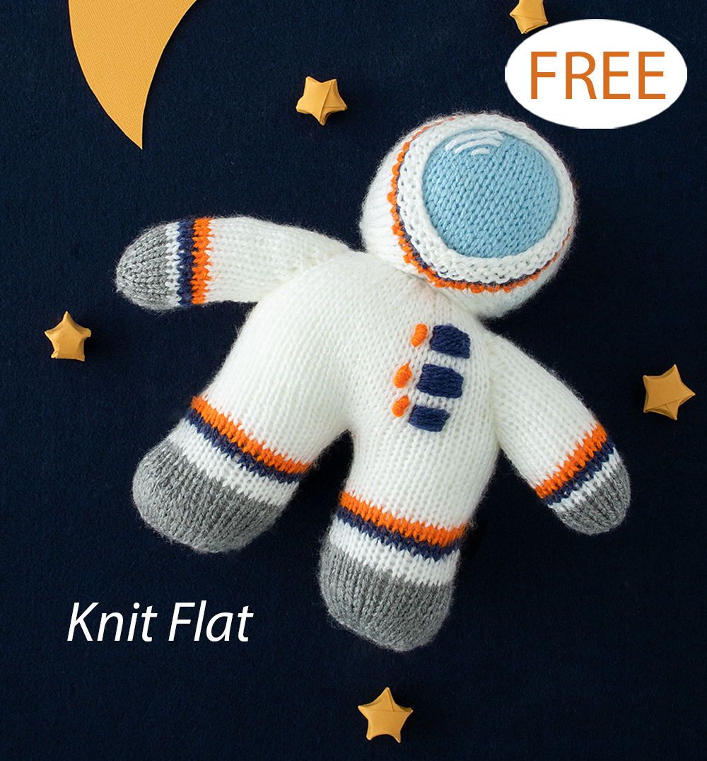 Free Astronaut Knitted Toy Knitting Pattern