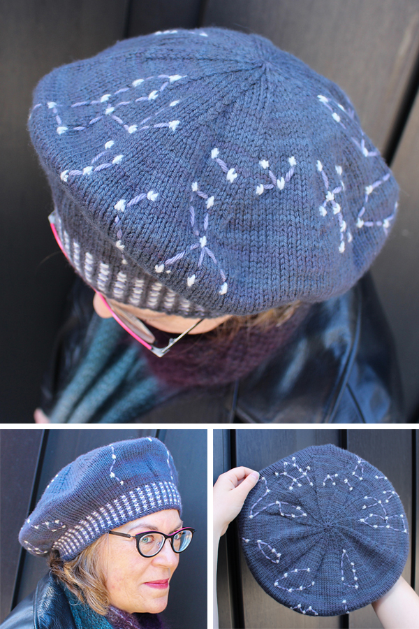 Free Knitting Pattern for Astronomer’s Beret