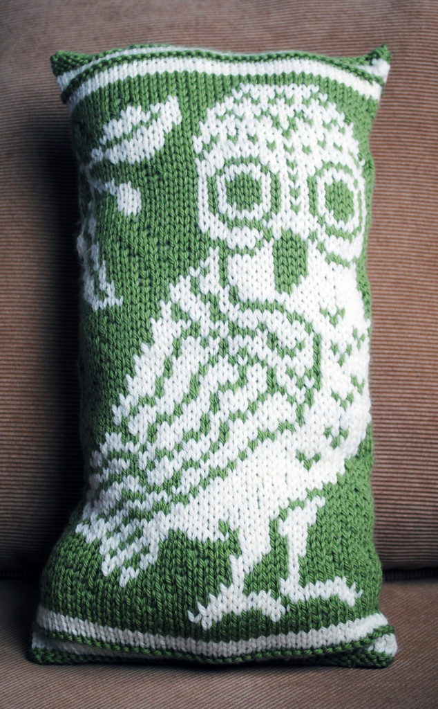 Free Knitting Pattern for Athenas Pillow