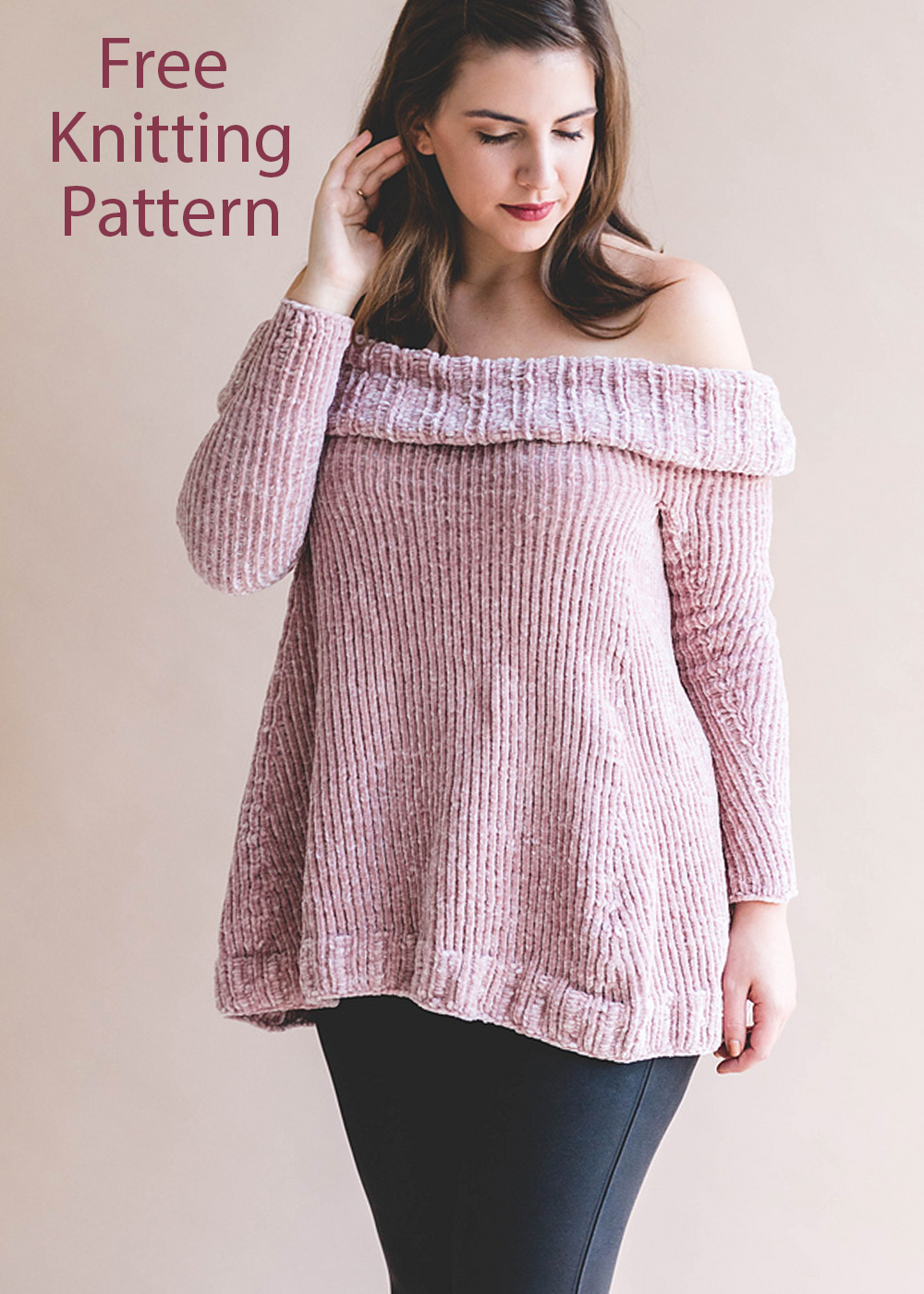 Free Audrey Tunic Sweater Knitting Pattern