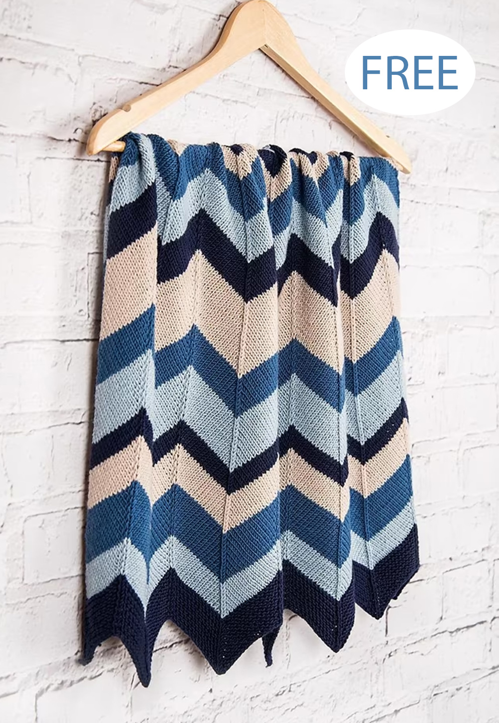 Free Knitting Pattern August Baby Blanket