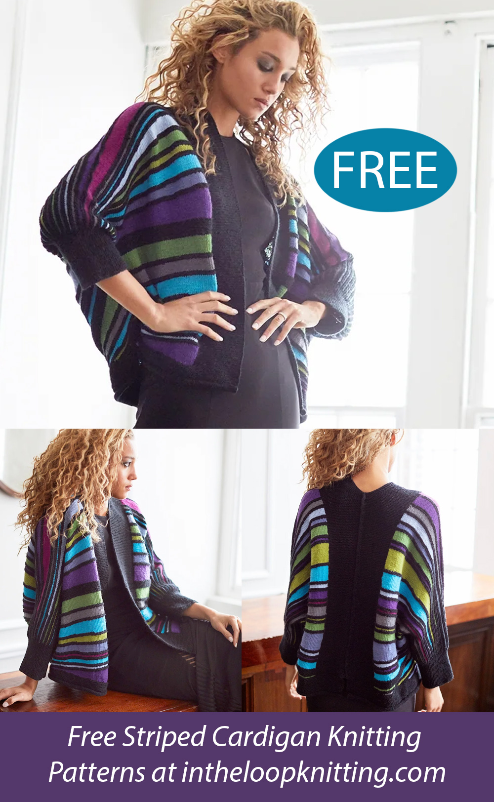 Free Aurora Borealis Cardigan Knitting Pattern