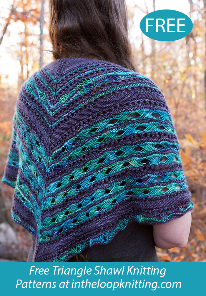 Aurora Borealis Shawl Knitting Pattern