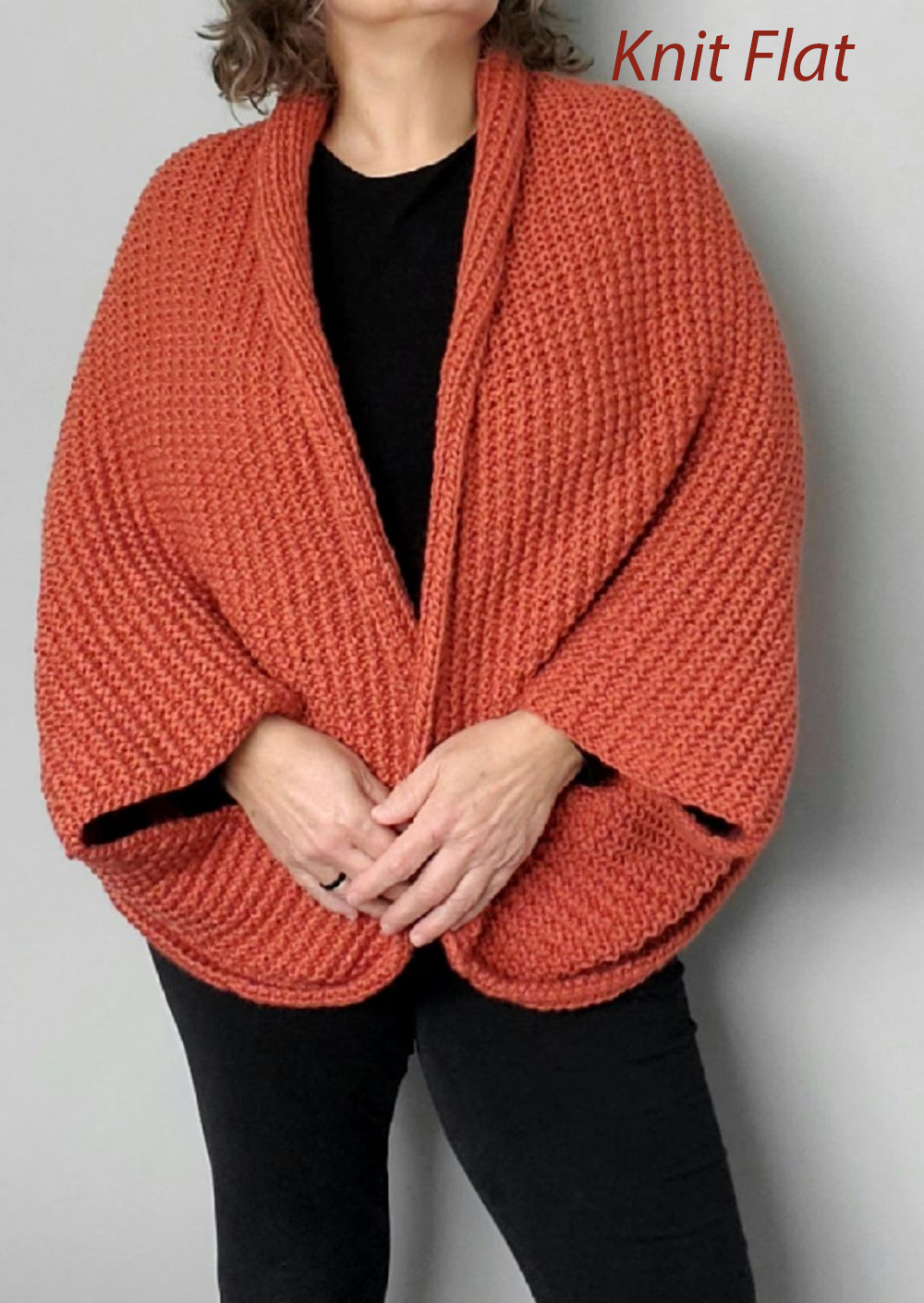 Autumn Harvest Cocoon Sweater  Knitting Pattern