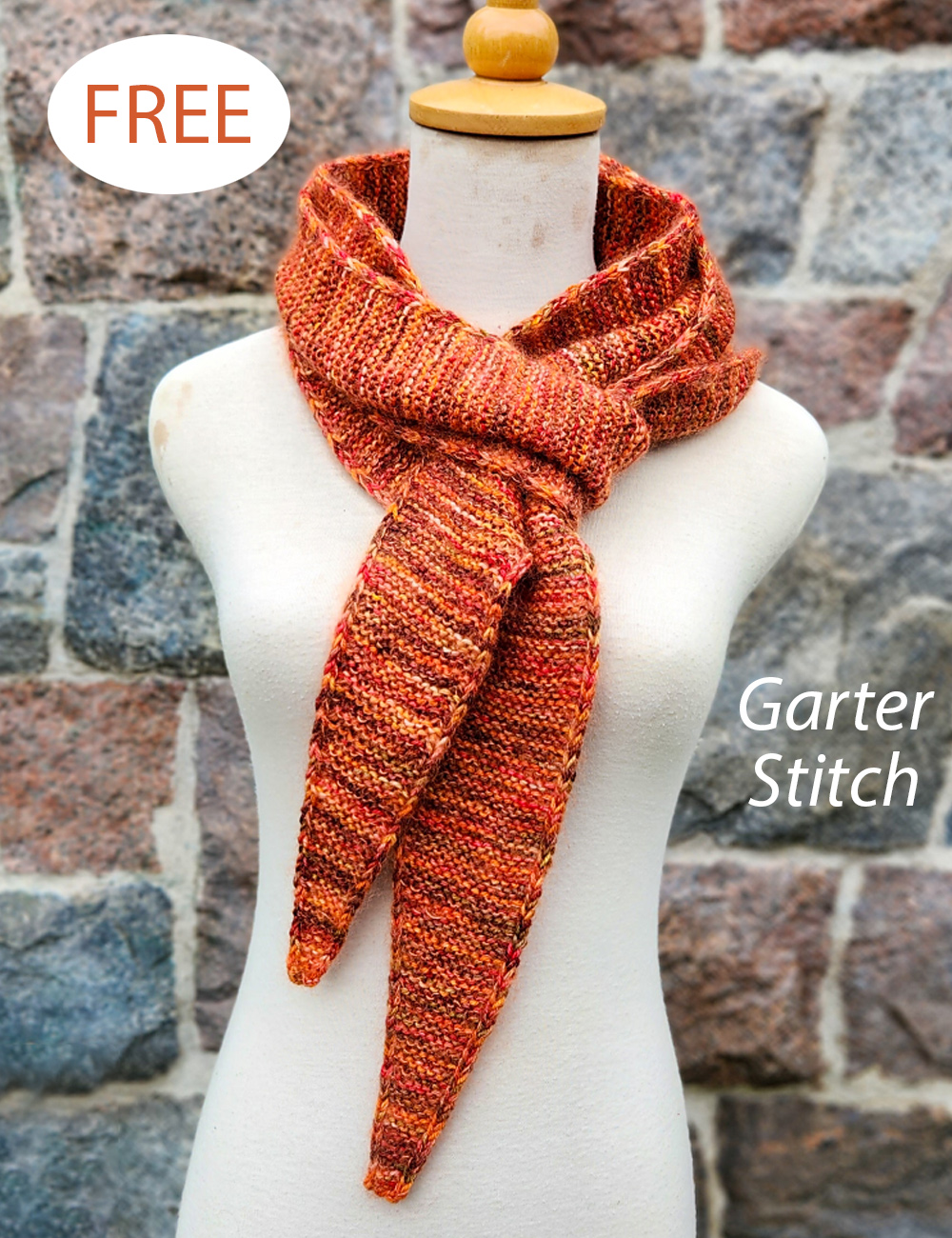 Free Knitting Pattern Avenue Scarf