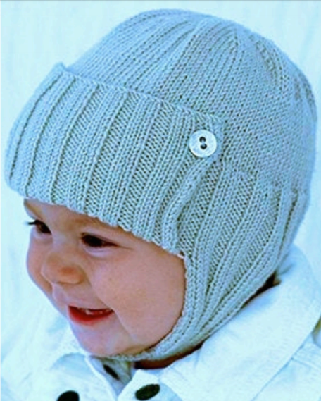 Baby Earflap Hat Knitting Patterns - In the Loop Knitting