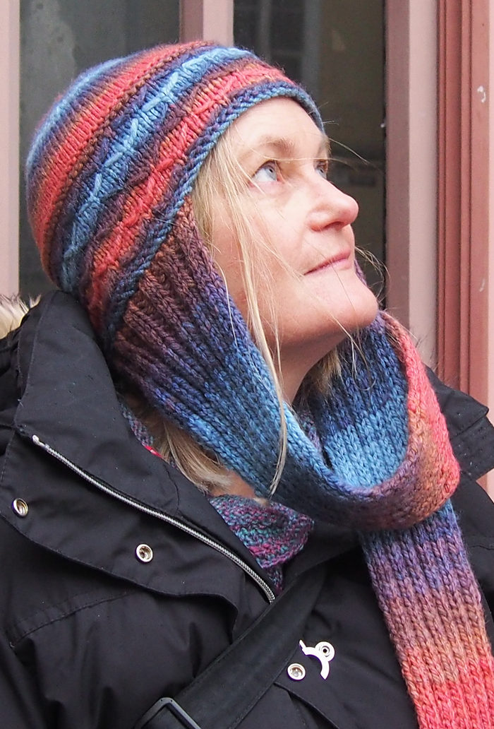 Knit 2024 hat scarf