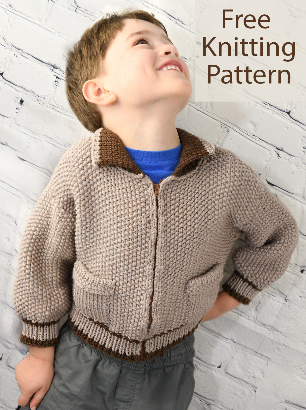 Free Aviator Jacket Knitting Pattern