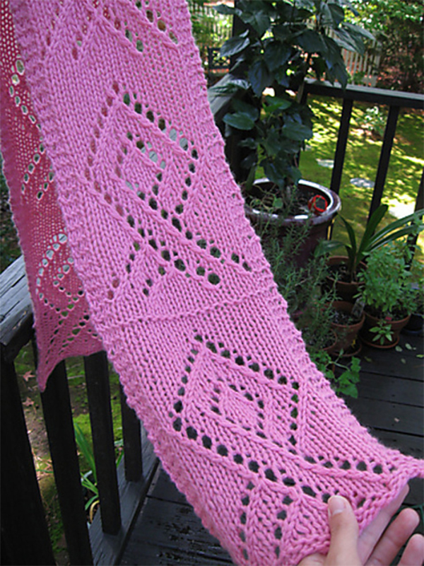 Breast Cancer Awareness Scarf
