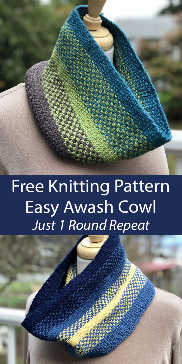 Free Cowl Knitting Pattern Awash Cowl