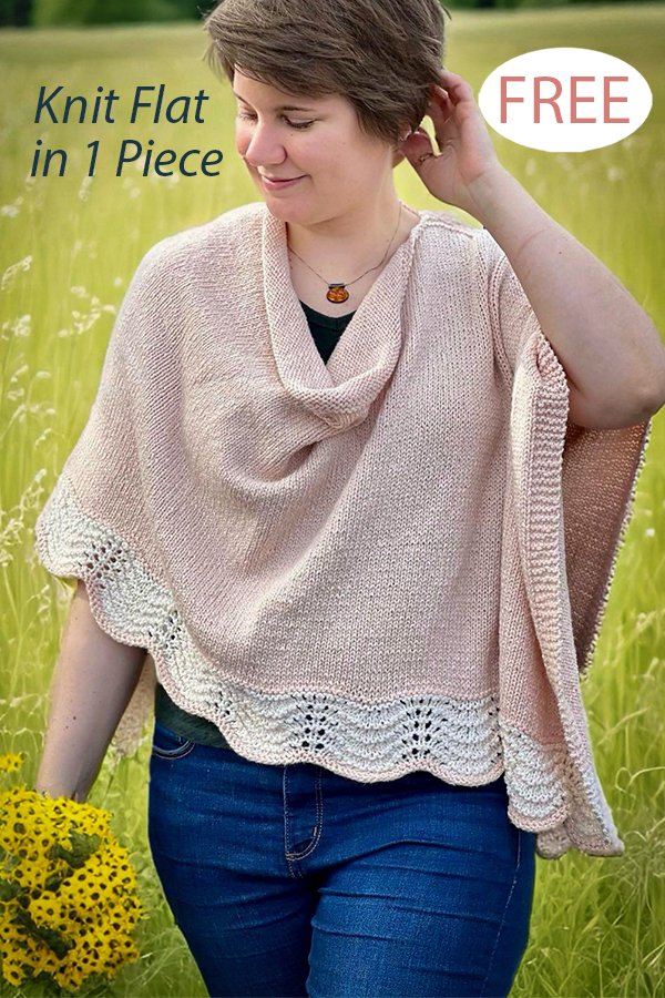 Free Sea Isle Poncho Knitting Pattern