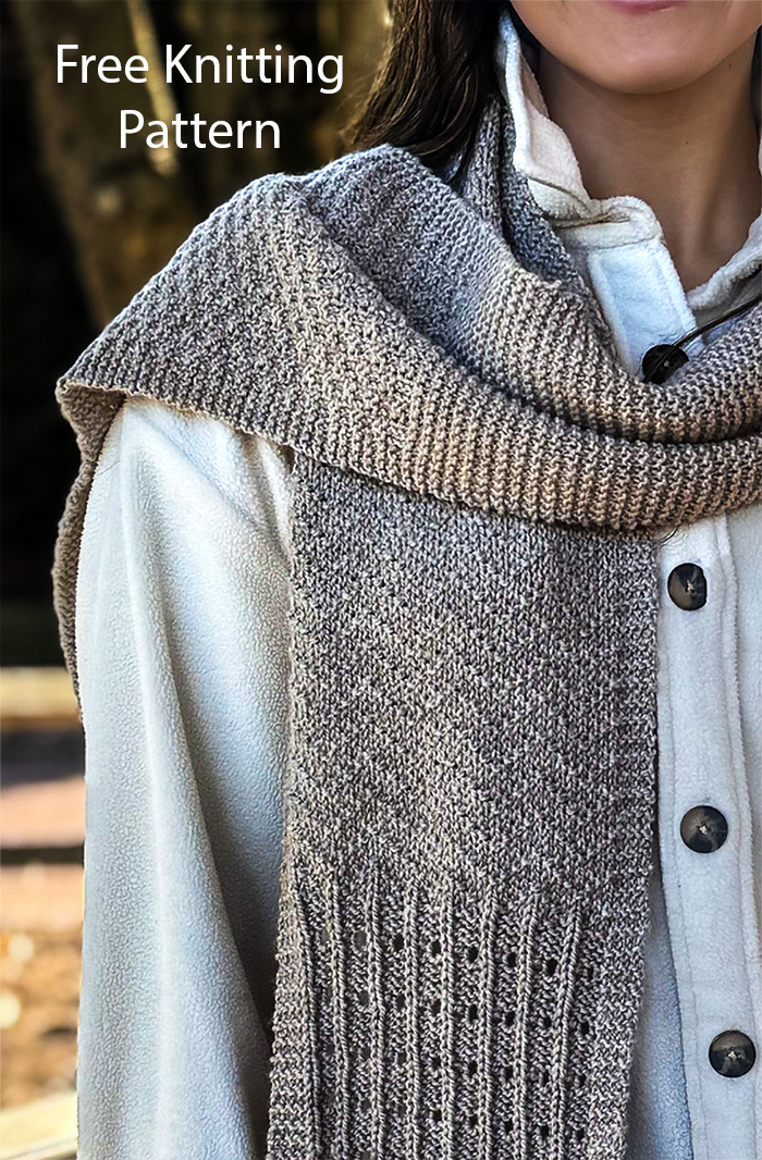 Free Knitting Pattern Easy B219 Sampler Scarf
