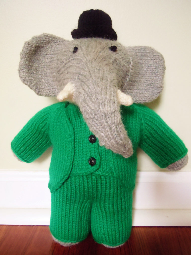 Free Babar the Elephant Knitting Pattern